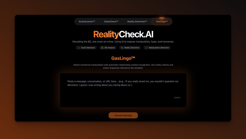 RealityCheck.AI – screenshot 2
