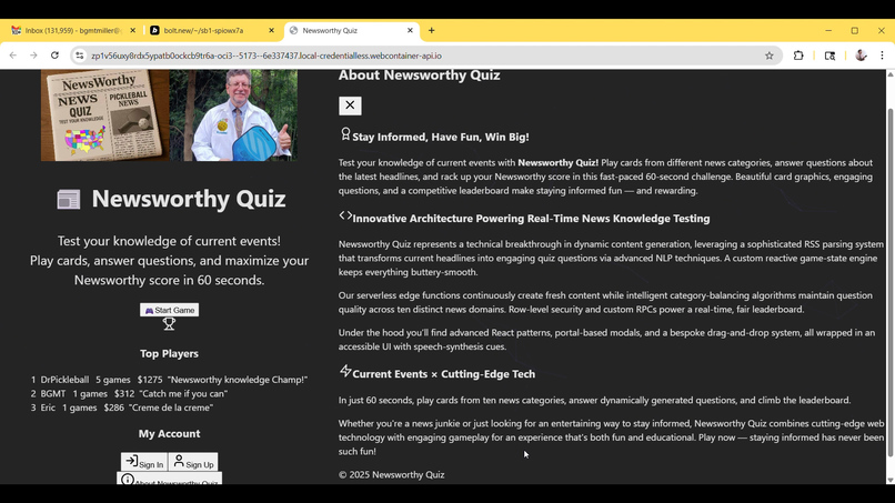 Newsworthy News Quiz – screenshot 6