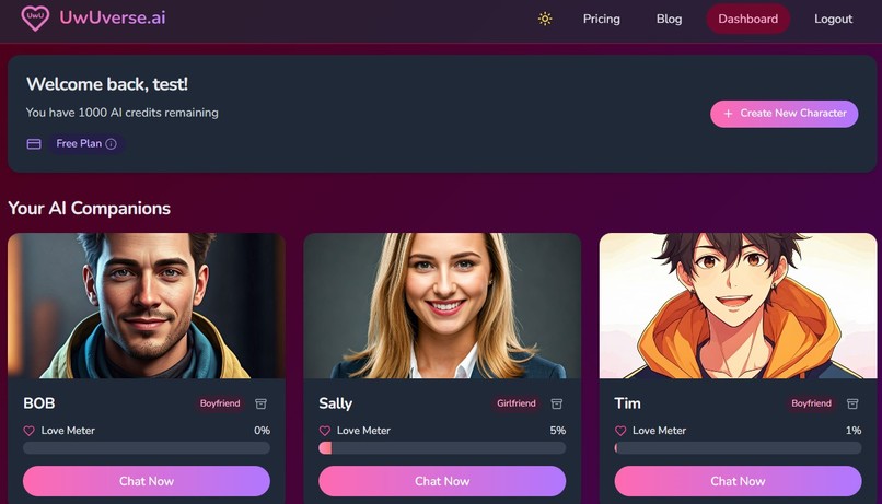 UwUverse.ai – screenshot 5