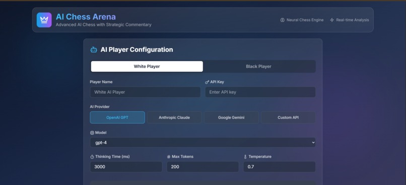 AI Chess Arena – screenshot 1