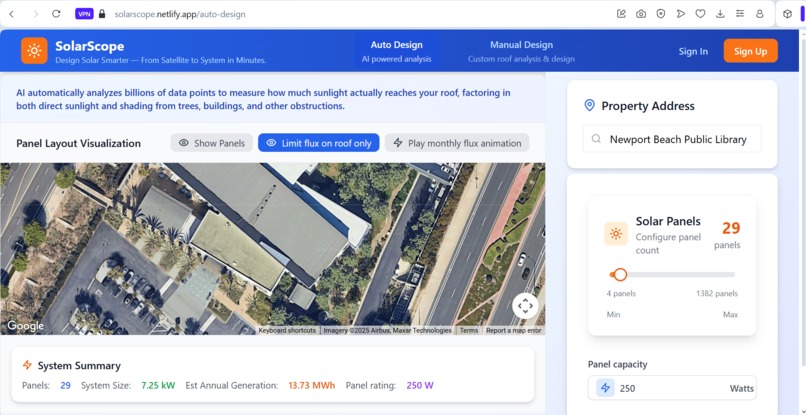 SolarScope – screenshot 2
