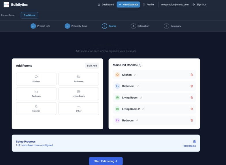 Buildlytics – screenshot 2
