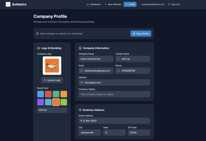 Buildlytics – screenshot 4