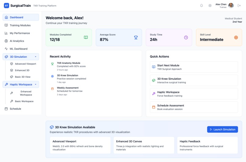 XR 3D application for Knee Surgery – screenshot 1