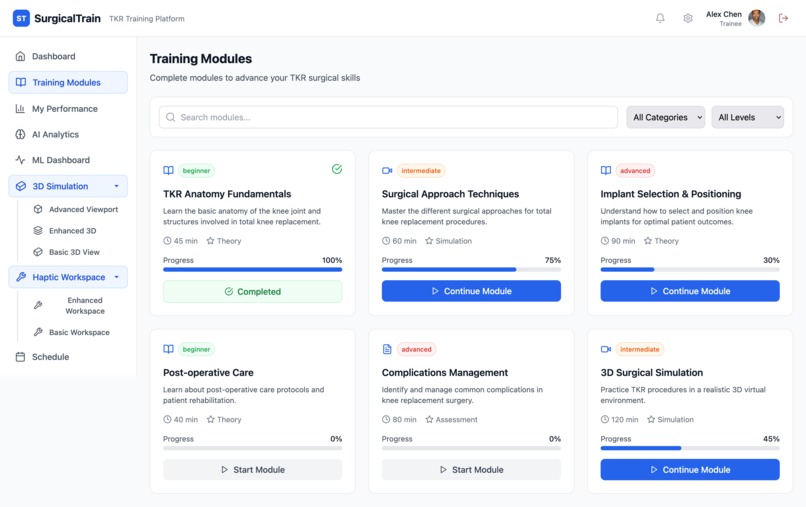 XR 3D application for Knee Surgery – screenshot 3