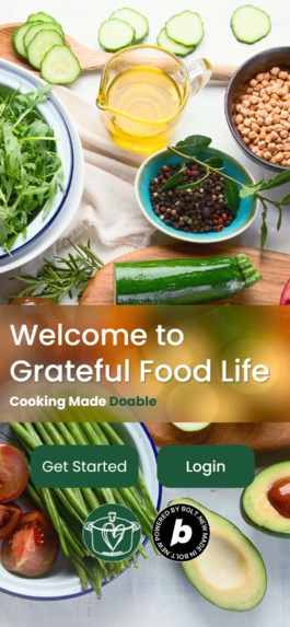 Grateful Food Life App – screenshot 1