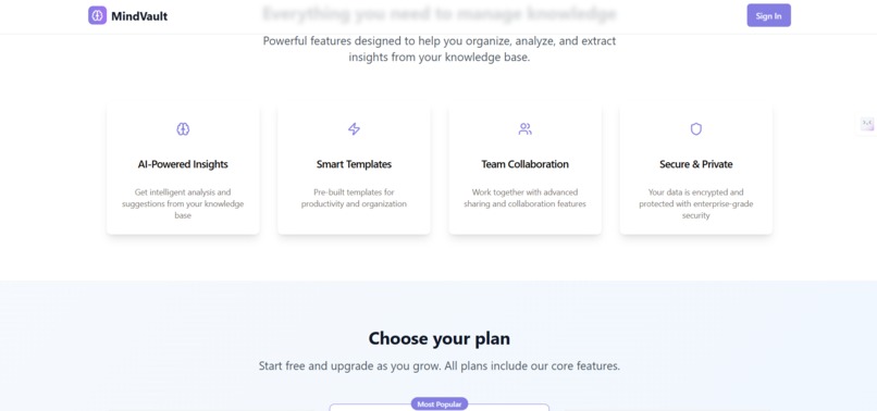 MindVault – screenshot 3
