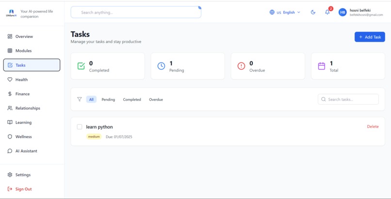 LifeSync AI – screenshot 5
