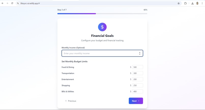 LifeSync AI – screenshot 10