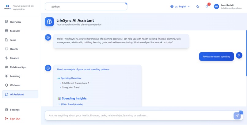 LifeSync AI – screenshot 12