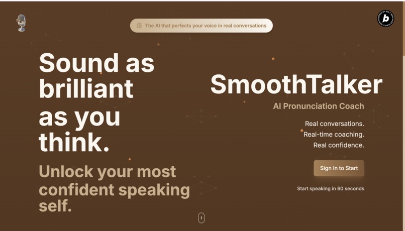 Smooth Talker: AI Accent Coach – screenshot 1