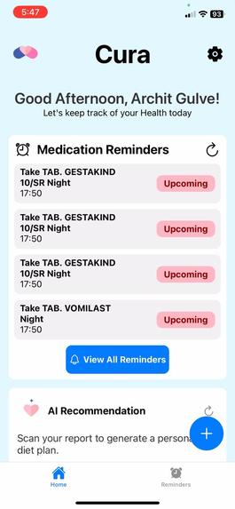 Cura - Post discharge care – screenshot 4