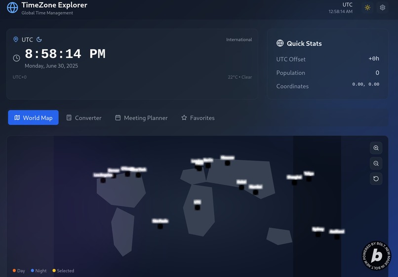 Time Zone Explorer – screenshot 1