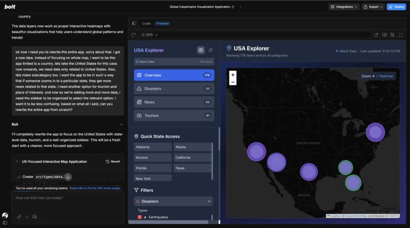 On a map – screenshot 2