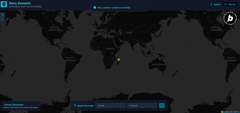 Souvery - A decentralized storytelling platform – screenshot 2