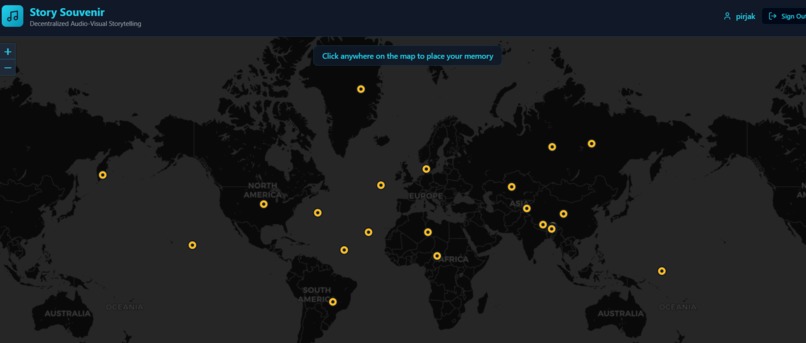 Souvery - A decentralized storytelling platform – screenshot 3