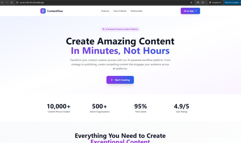 Content Generator – AI-powered cross-platform publishing – screenshot 1