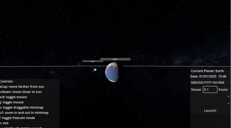 3D Solar System Visualizer – screenshot 3