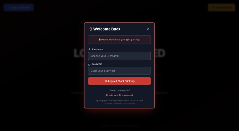 GuiltByClick – screenshot 1
