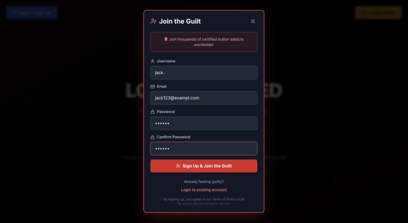 GuiltByClick – screenshot 2