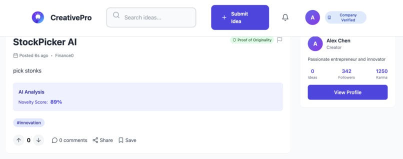 CreativePro – screenshot 1