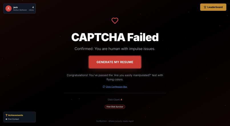 GuiltByClick – screenshot 10