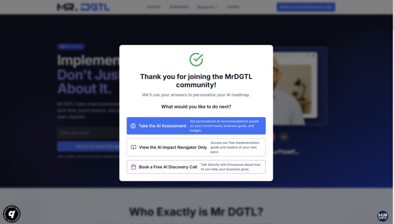 Mr DGTL - AI Consulting – screenshot 2