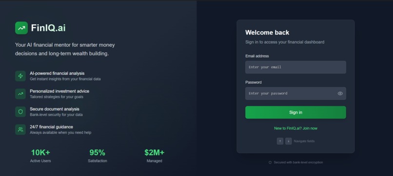 FinIQ.ai – screenshot 1