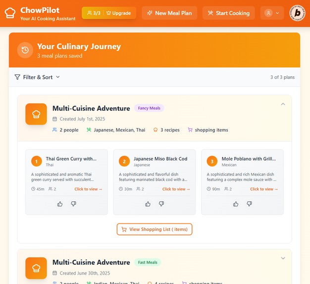 ChowPilot - Your AI-powered co-pilot for the kitchen – screenshot 4