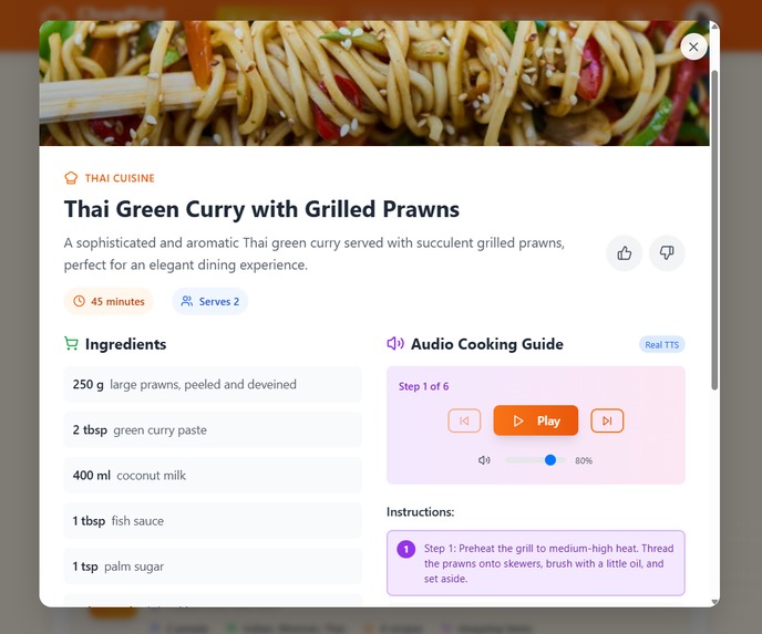 ChowPilot - Your AI-powered co-pilot for the kitchen – screenshot 3