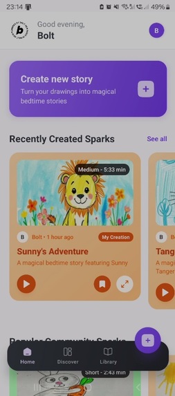 StorySpark - create story from drawing – screenshot 2