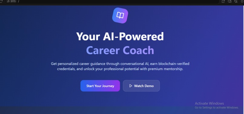 PocketMentor AI (Blockchain-Verified Career Coaching) – screenshot 1