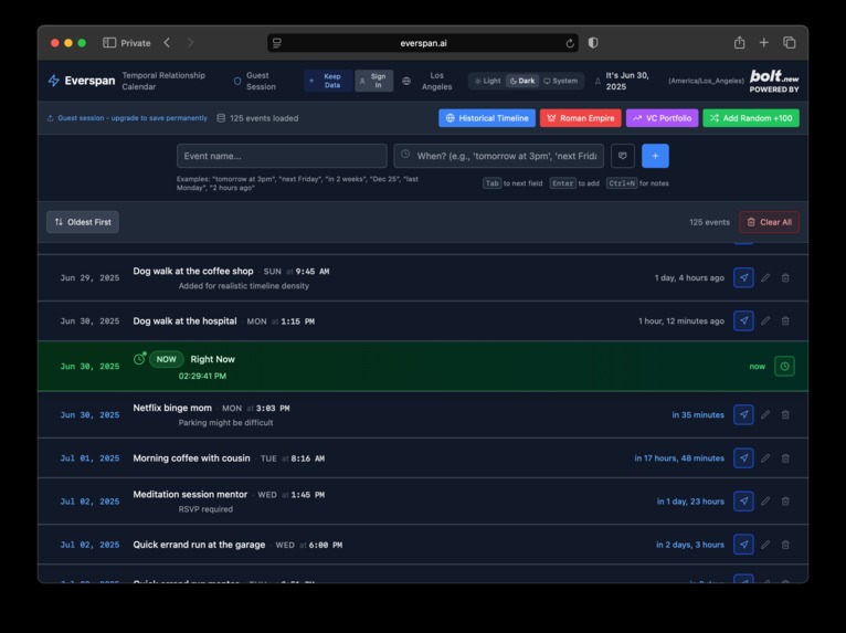 everSpan.ai – screenshot 2