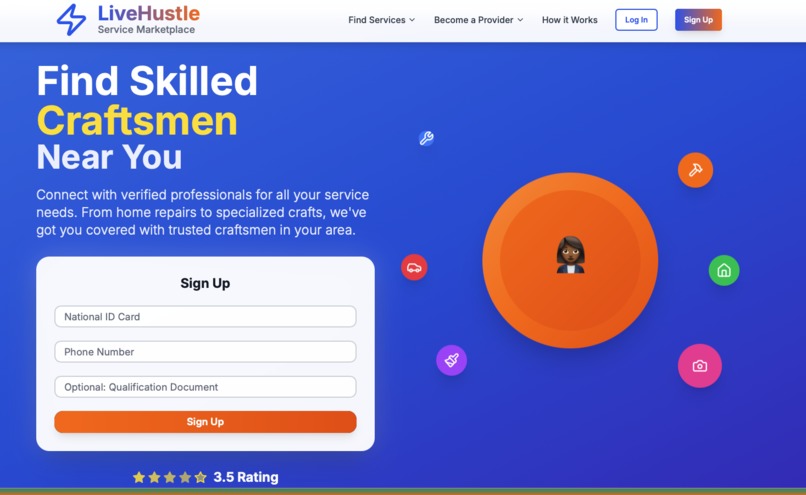 livehustle.com – screenshot 1