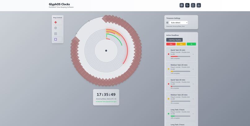 GlyphOS Clocks – screenshot 5