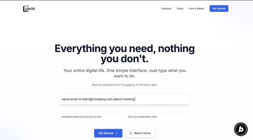 LifeOS – screenshot 1