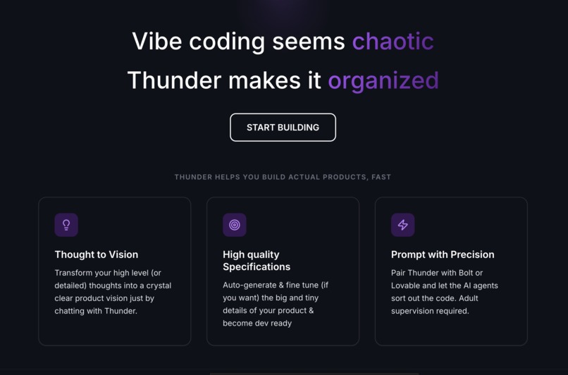 ThunderOS – screenshot 1