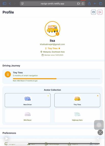 NaviGo – screenshot 2