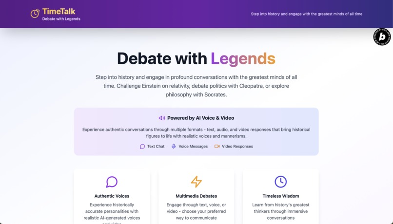 TimeTalk: Debate with Legends – screenshot 3