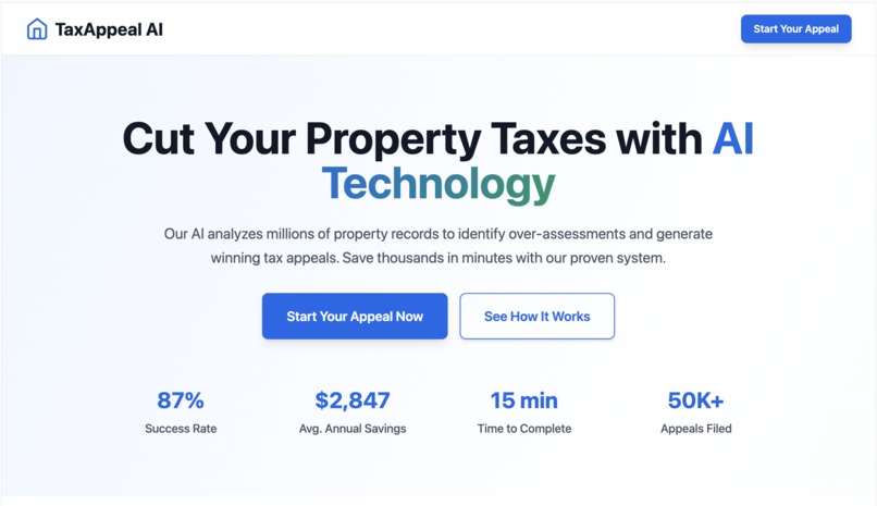 Tax appeal AI – screenshot 5