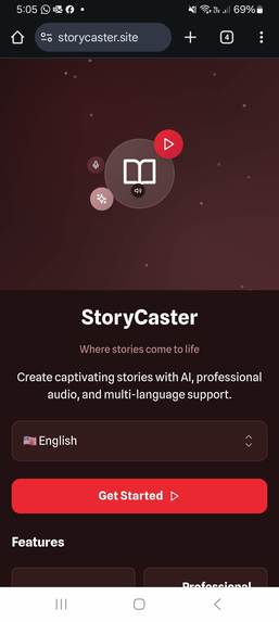 StoryCaster – screenshot 1