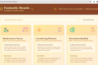 Fantastic Beasts and Where to Talk to Them