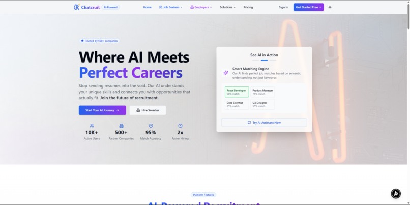 Chatcruit - Your AI Career Concierge – screenshot 1