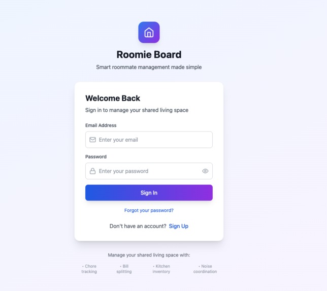 Roomie Board – screenshot 1