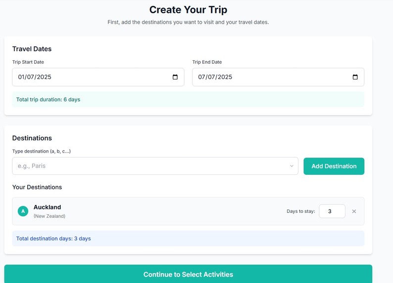 Plan planner  – screenshot 2