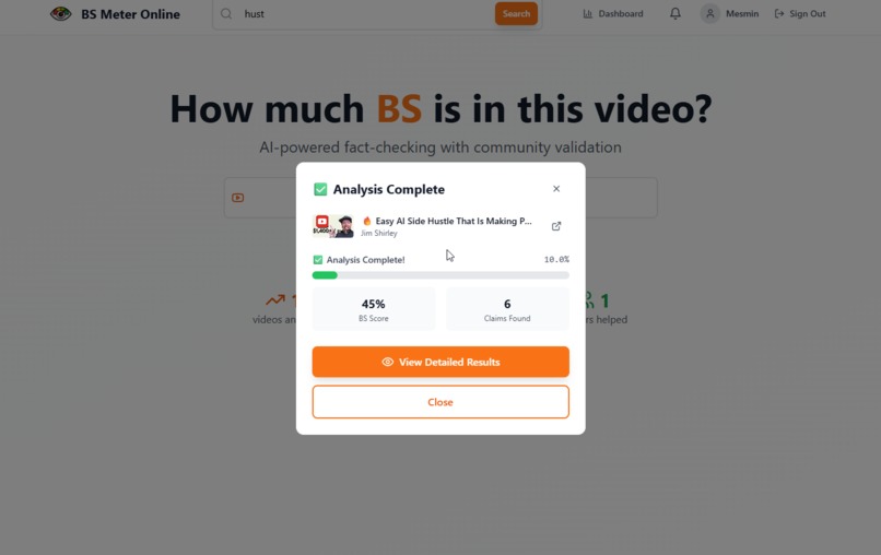 BS Meter – screenshot 2