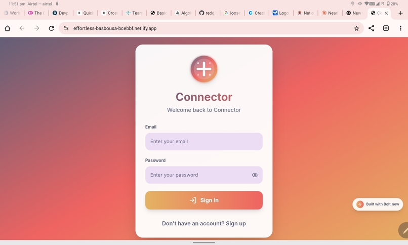 Connector  – screenshot 2