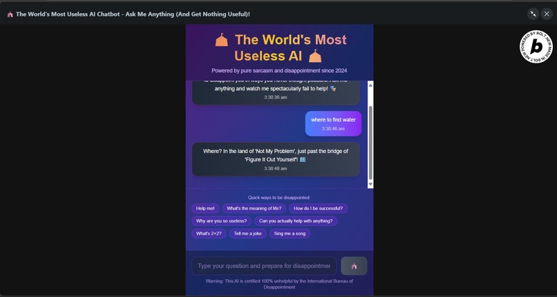 whyyouchatgpt – screenshot 1