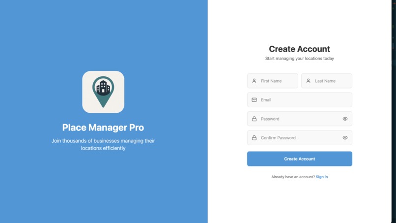 Place Manager Pro – screenshot 1