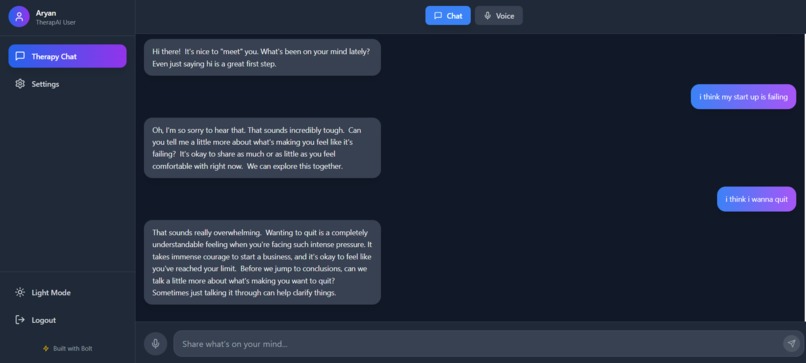 TherapAI – screenshot 5